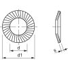 Schnorr alátét (s) M03 (03)