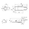 BÉKAZÁR(PATENTZÁR) 42PC A2(INOX) ZÁRHATÓ GOEBEL