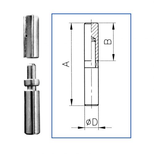 DIÓCSAP CSAPÁGYAS 25*120mm EB27