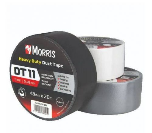 ducttape ragasztószalag fekete 48mm*50m morris