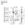 ZÁRTEST BEVÉSŐ WC 3410-W