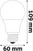 Avide LED Globe A60 9.5W E27 NW 4000K