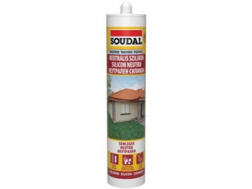 Neutrális színtelen szilikon 280ml Soudal 103245